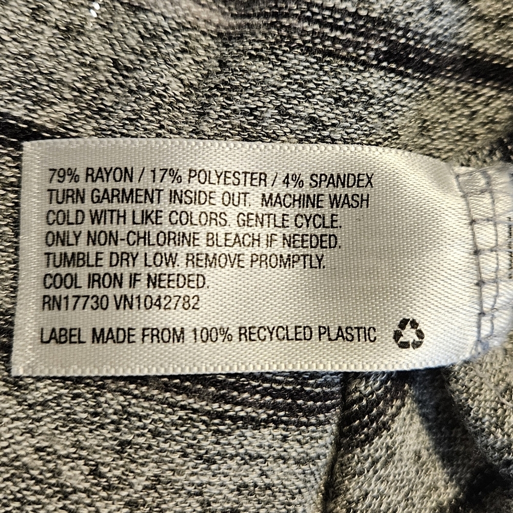 Mossimo women's medium gray and black hoodie - Picture 2 of 6